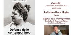 José Manuel Lucía Megías firma «Defensa de lo contemporáneo»